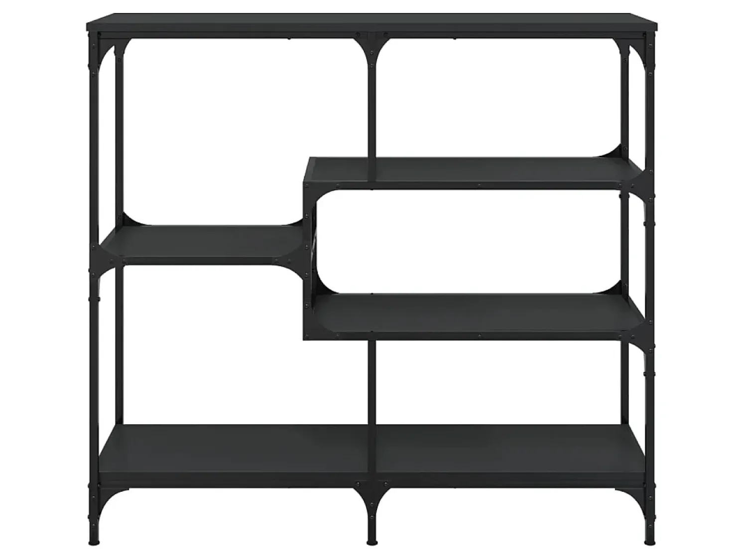 Hot Mesa consola 103x32x95 cm derivados de madeira PT307494 Preto