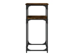 Mesa consola 75x35,5x75 cm derivados de madeira carvalho fumado PT540338^ Consola
