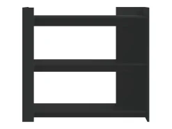 Consola* Mesa consola 100x35x90 cm derivados de madeira PT599802 Preto