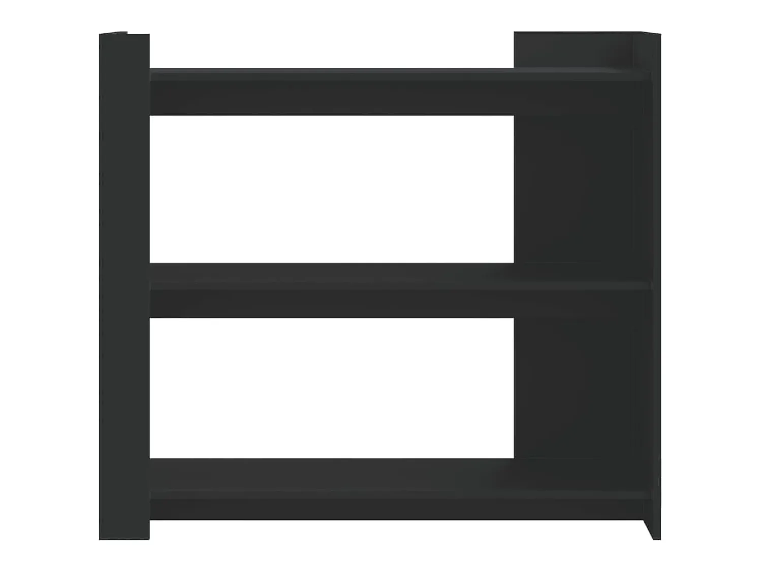 Consola* Mesa consola 100x35x90 cm derivados de madeira PT599802 Preto