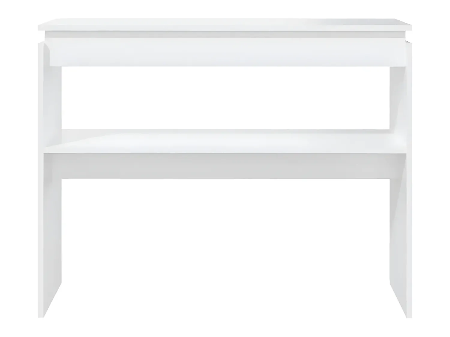 Hot Mesa consola 102x30x80 cm derivados de madeira PT310696 Branco