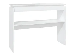 Hot Mesa consola 102x30x80 cm derivados de madeira PT310696 Branco
