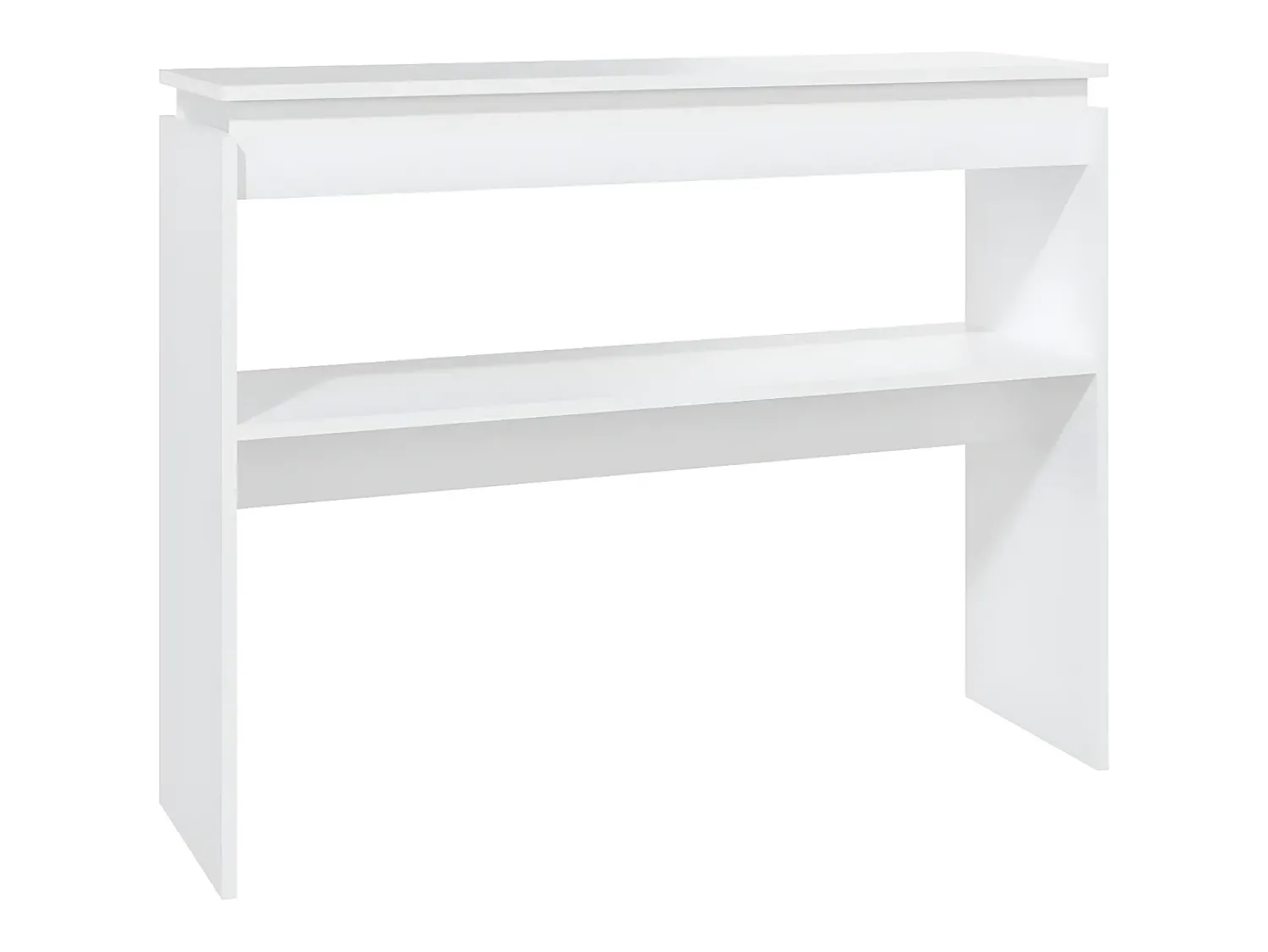 Hot Mesa consola 102x30x80 cm derivados de madeira PT310696 Branco