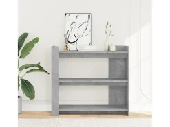 Mesa consola 100x35x90 cm derivados de madeira cimento PT820728^ Consola