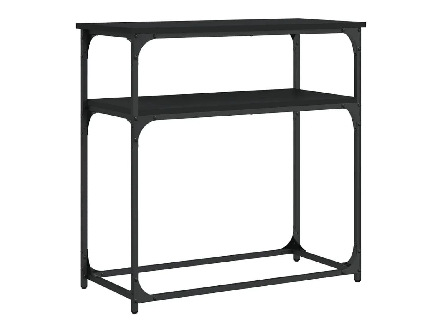 Mesa consola 75x35,5x75 cm derivados de madeira PT767688^ Consola