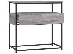 Mesa consola 75x40x75 cm derivados de madeira sonoma PT114420^ Consola