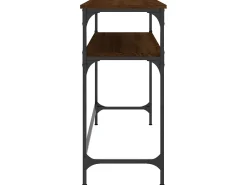 Mesa consola 100x35,5x75 cm derivados madeira carvalho PT279040^ Consola