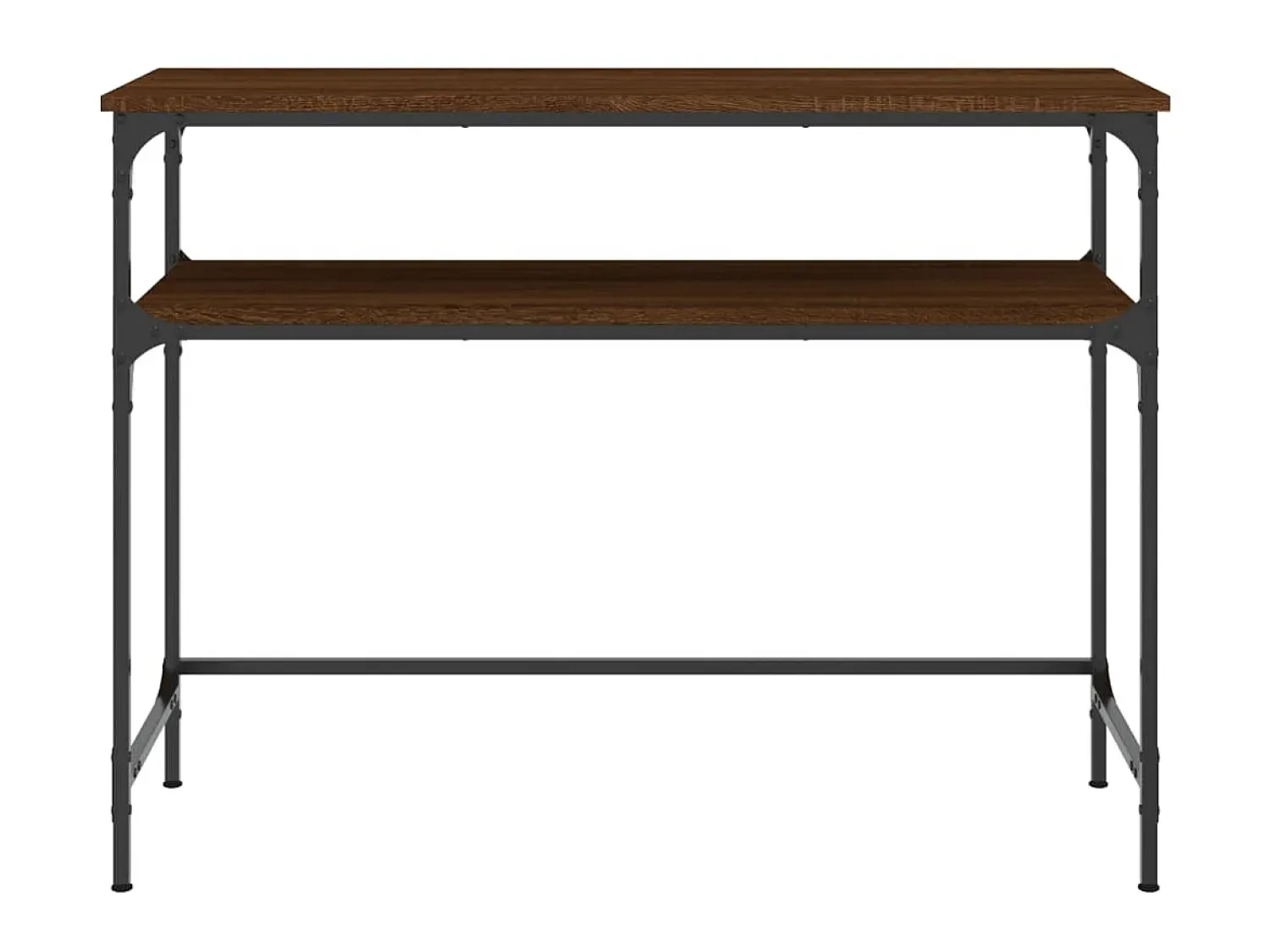 Mesa consola 100x35,5x75 cm derivados madeira carvalho PT279040^ Consola