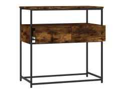 Best Mesa consola 75x40x75 cm derivados de madeira carvalho fumado PT160617 Castanho