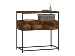 Best Mesa consola 75x40x75 cm derivados de madeira carvalho fumado PT160617 Castanho