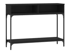 Mesa consola 100x30,5x75 cm derivados de madeira PT749724 Preto