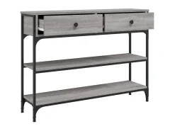 Mesa consola 100x25x75 cm derivados de madeira sonoma PT916269^ Consola
