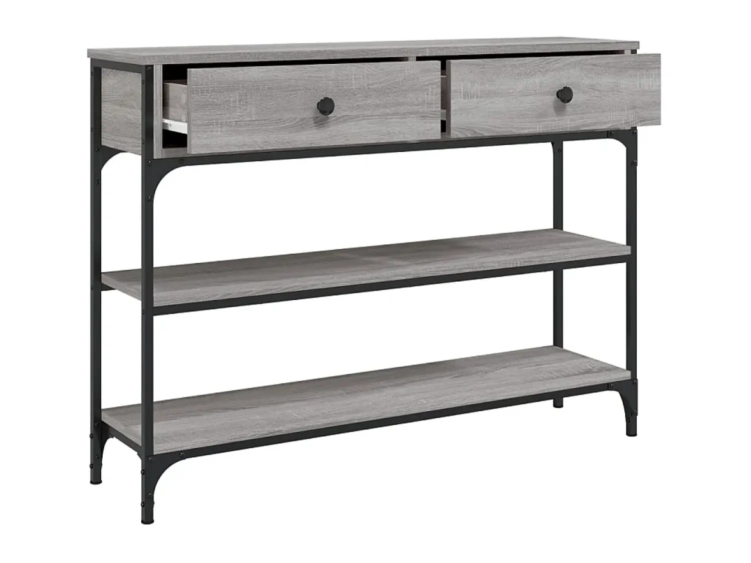Mesa consola 100x25x75 cm derivados de madeira sonoma PT916269^ Consola