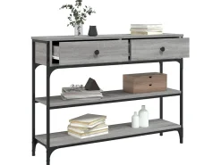 Mesa consola 100x25x75 cm derivados de madeira sonoma PT916269^ Consola