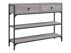 Mesa consola 100x25x75 cm derivados de madeira sonoma PT916269^ Consola