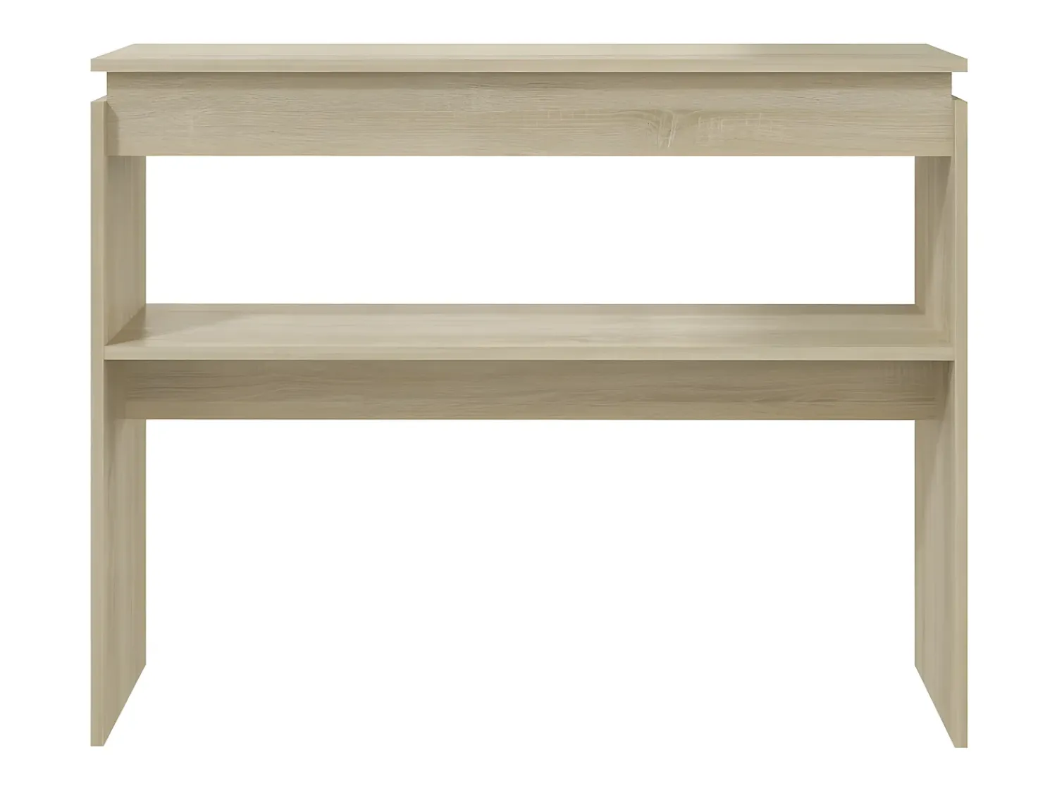 Consola| Mesa consola 102x30x80 cm derivados de madeira carvalho sonoma PT274366 Castanho