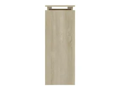 Consola| Mesa consola 102x30x80 cm derivados de madeira carvalho sonoma PT274366 Castanho