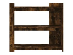 Consola* Mesa consola 100x35x90 cm derivados de madeira carvalho fumado PT140855 Castanho