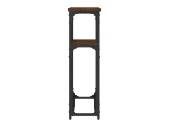 Consola| Mesa consola 90x22,5x75 cm derivados madeira carvalho PT981161 Castanho