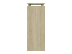 Consola| Mesa consola 80x30x80 cm derivados de madeira carvalho sonoma PT149528 Castanho