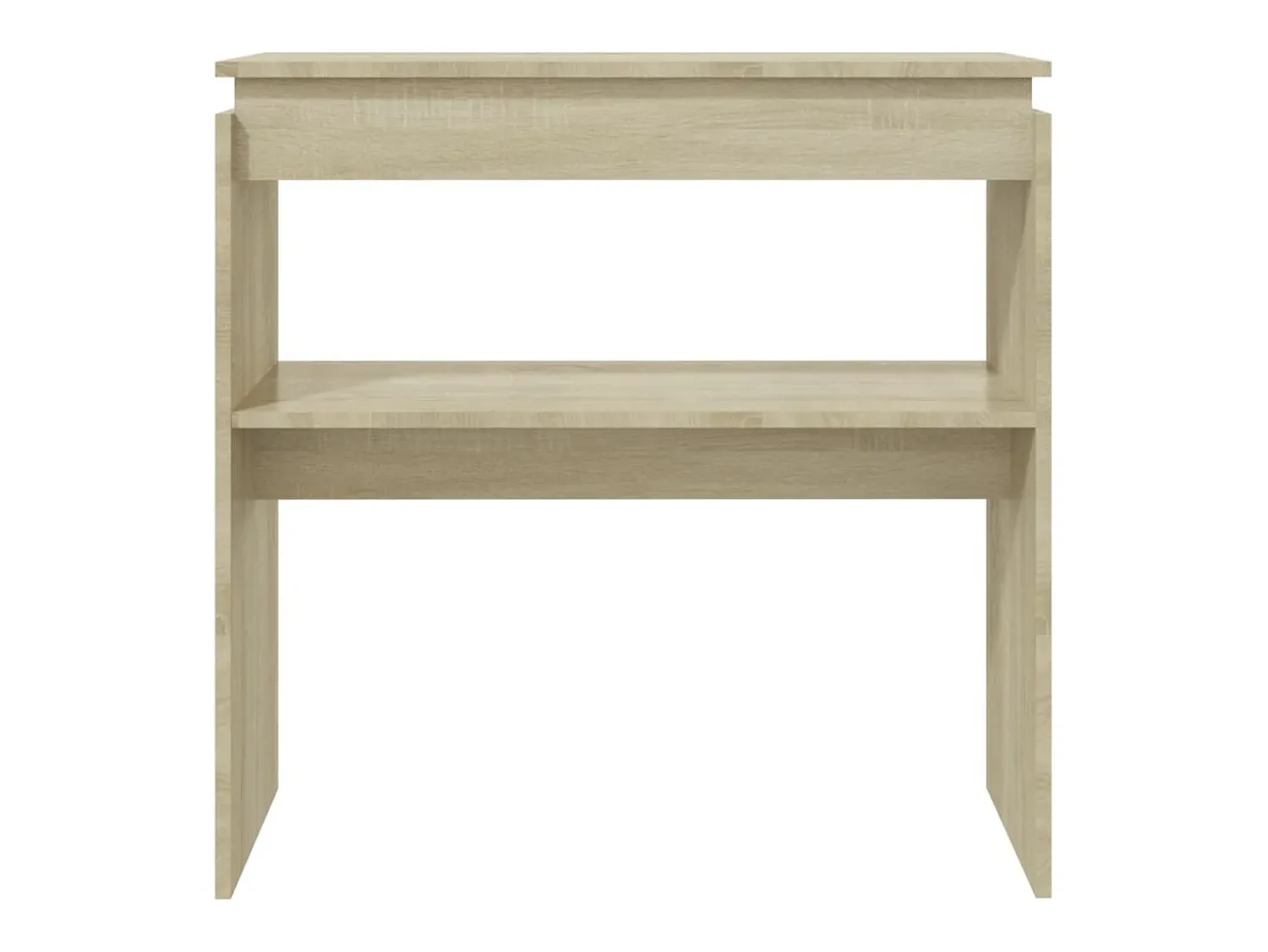 Consola| Mesa consola 80x30x80 cm derivados de madeira carvalho sonoma PT149528 Castanho