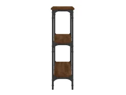 Mesa consola 100x22,5x75 cm derivados madeira carvalho PT957468^ Consola