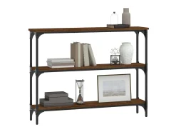 Mesa consola 100x22,5x75 cm derivados madeira carvalho PT957468^ Consola