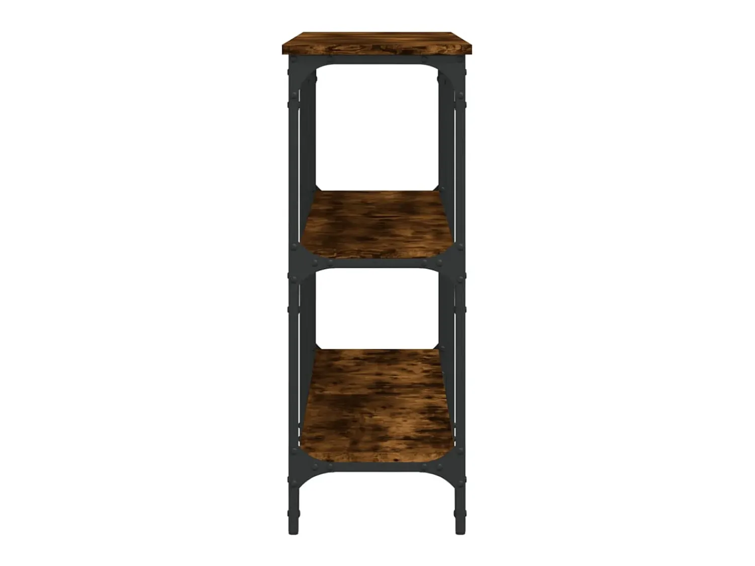 Consola* Mesa consola 150x29x75 cm derivados de madeira carvalho fumado PT526492 Castanho