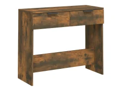 Mesa consola 90x36x75 cm derivados de madeira carvalho fumado PT859478^ Consola