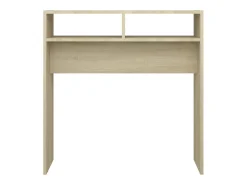 Consola| Mesa consola 78x30x80 cm derivados de madeira carvalho sonoma PT554904 Castanho