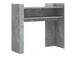 Consola| Mesa consola 100x35x90 cm derivados de madeira cimento PT984212 Cinzento