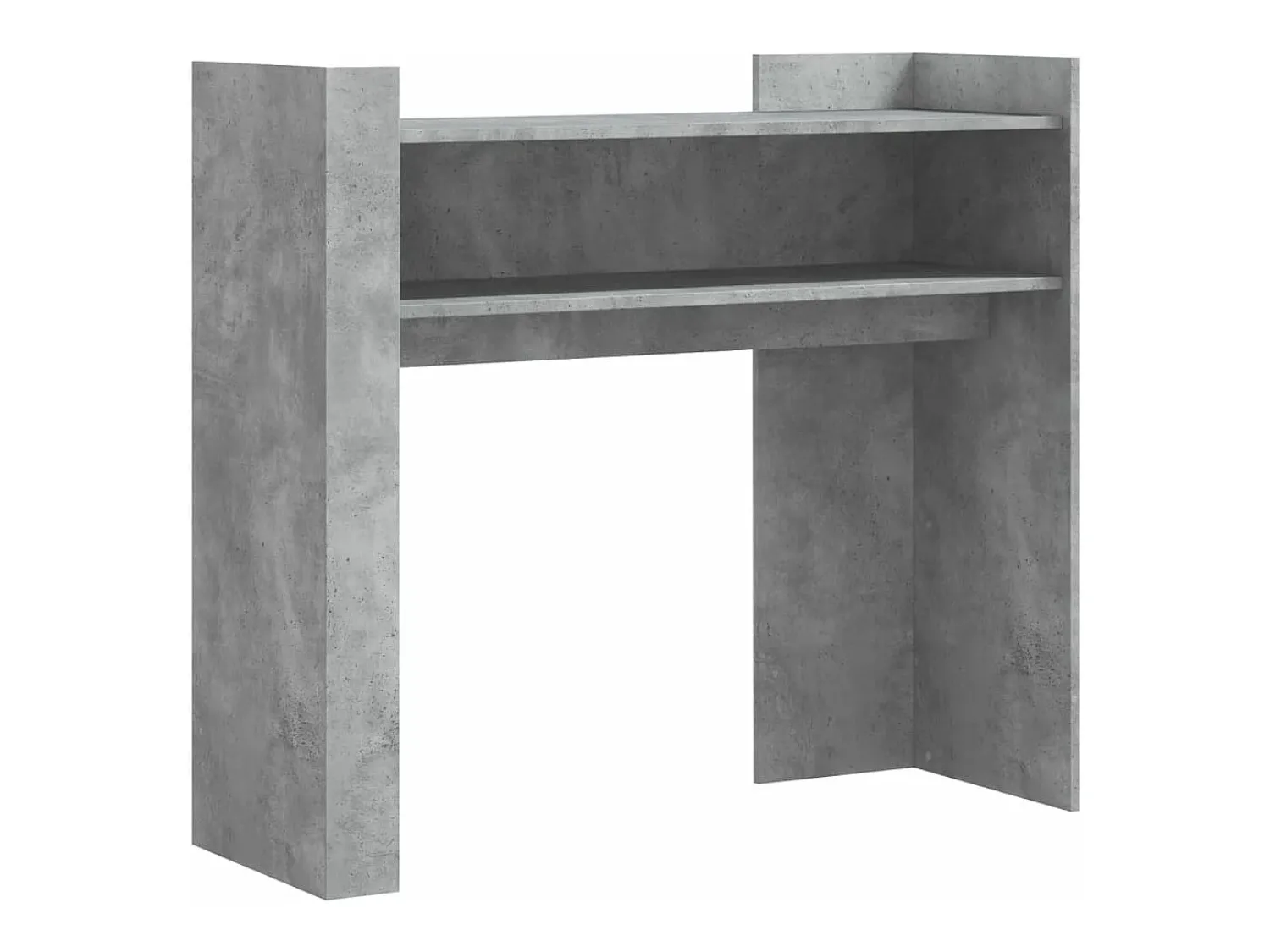 Consola| Mesa consola 100x35x90 cm derivados de madeira cimento PT984212 Cinzento