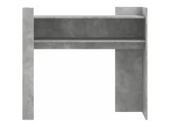Consola| Mesa consola 100x35x90 cm derivados de madeira cimento PT984212 Cinzento