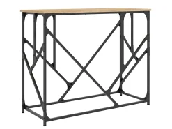 Consola| Mesa consola 100x40x80 cm derivados de madeira carvalho sonoma PT227455 Castanho