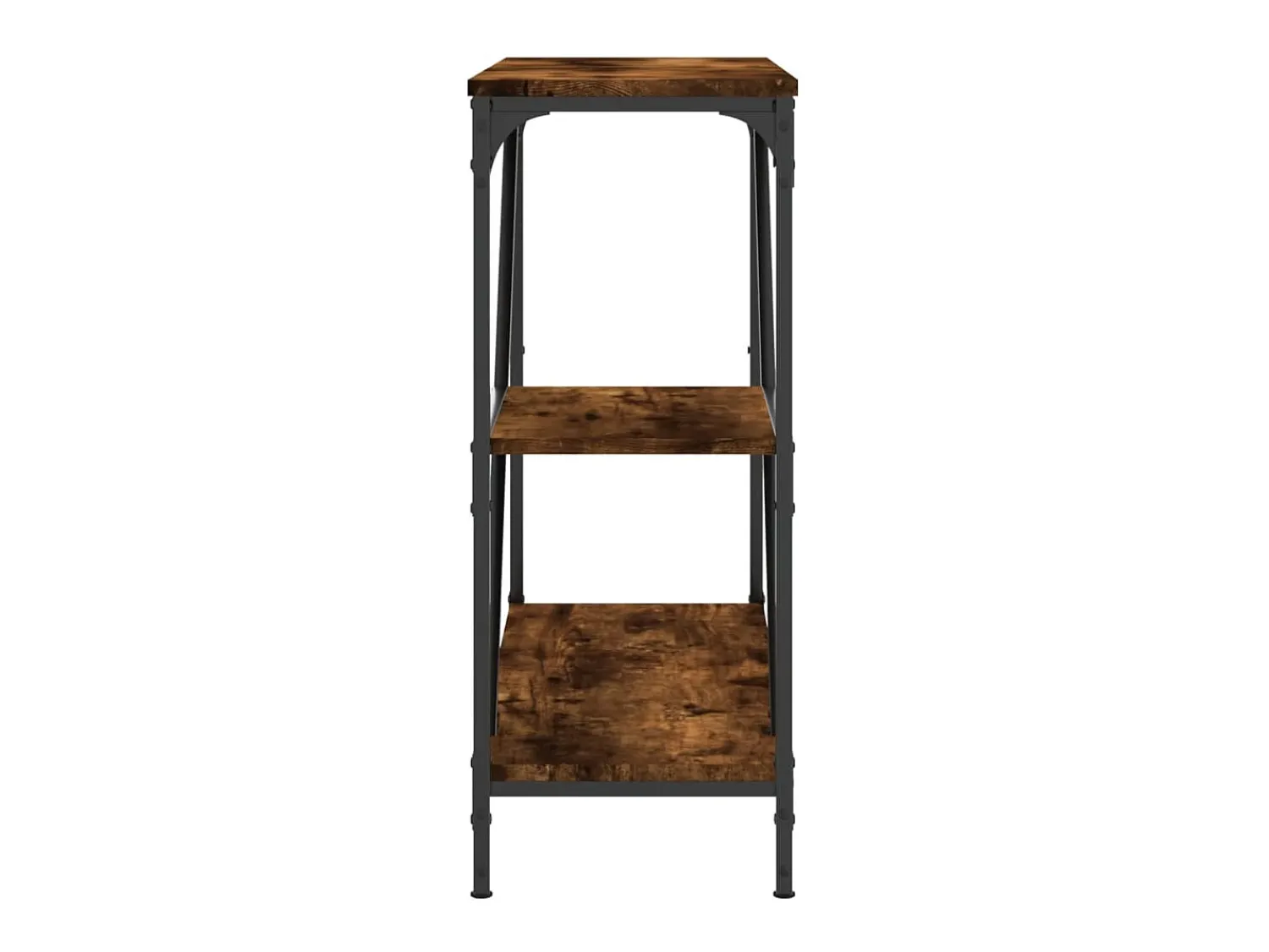 Consola* Mesa consola 88,5x30x75 cm derivados de madeira carvalho fumado PT979475 Castanho