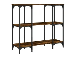 Mesa consola 102x35x90 cm derivados de madeira carvalho fumado PT912702^ Consola