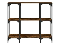 Mesa consola 102x35x90 cm derivados de madeira carvalho fumado PT912702^ Consola