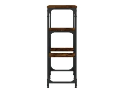 Hot vidaxl Mesa consola 89,5x28x76 cm derivados de madeira carvalho fumado Natural claro