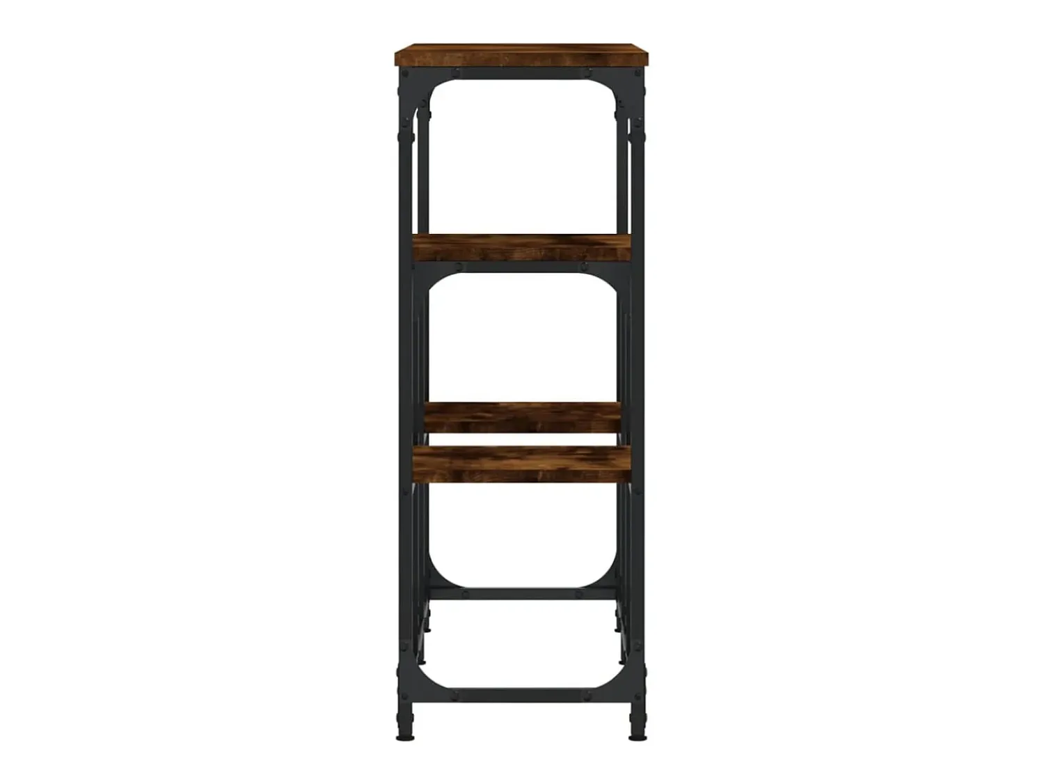 Hot vidaxl Mesa consola 89,5x28x76 cm derivados de madeira carvalho fumado Natural claro