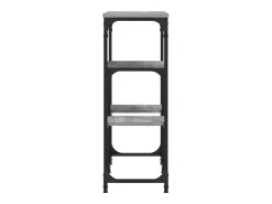 Consola| Mesa consola 89,5x28x76 cm derivados de madeira sonoma PT678095 Cinzento