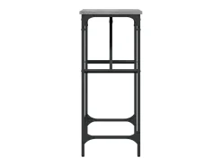 Consola| Mesa consola 75x32x75 cm derivados de madeira sonoma PT251461 Cinzento