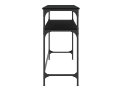 Consola* Mesa consola 100x35,5x75 cm derivados de madeira PT788258 Preto