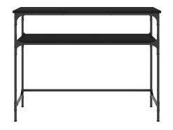 Consola* Mesa consola 100x35,5x75 cm derivados de madeira PT788258 Preto