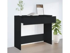 Consola* Mesa consola 90x36x75 cm derivados de madeira PT707301 Preto