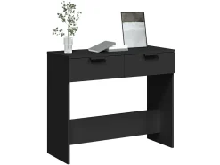Consola* Mesa consola 90x36x75 cm derivados de madeira PT707301 Preto