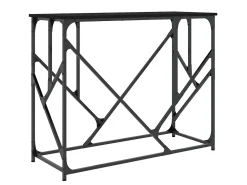 Discount Mesa consola 100x40x80 cm derivados de madeira PT998757 Preto