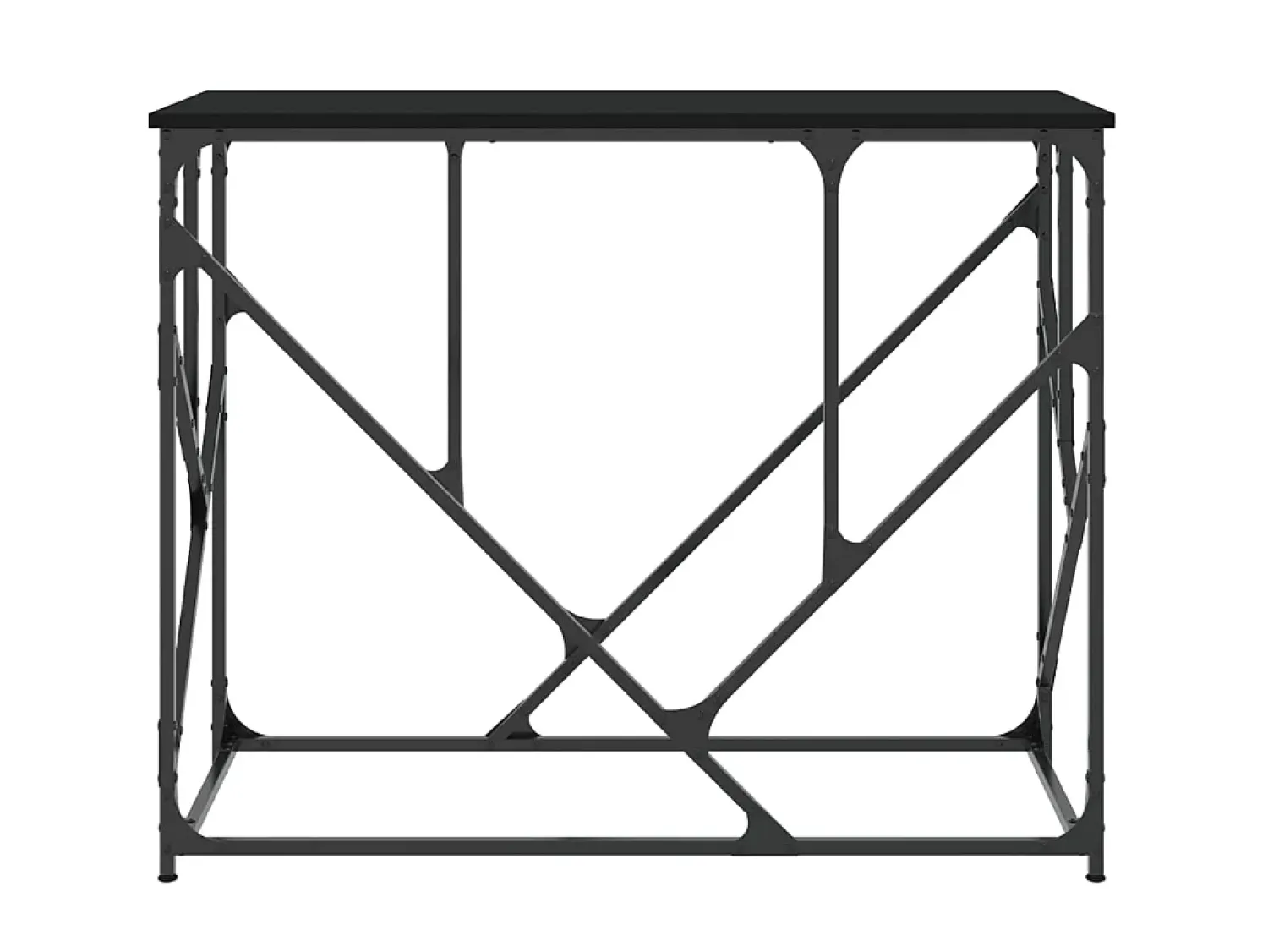 Discount Mesa consola 100x40x80 cm derivados de madeira PT998757 Preto