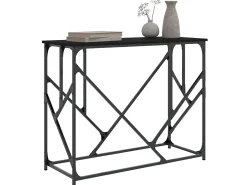 Discount Mesa consola 100x40x80 cm derivados de madeira PT998757 Preto