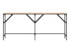 Mesa consola 180x29x75 cm derivados de madeira carvalho sonoma PT555039^ Consola