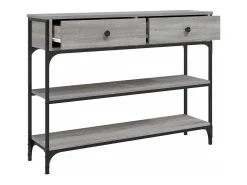vidaxl Mesa consola 100x25x75 cm derivados de madeira sonoma^ Consola